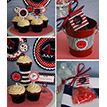 Memorial Day Printable Party Collection - Red White and Blue - Instant Download